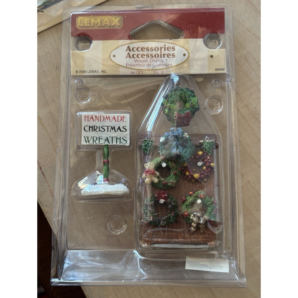 Vtg Lemax Christmas LOT of 12 NIP Village Mountain 29 Tree Victorian Fence Light - Picture 8 of 13